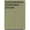 Postmaterialism stratification process door Graaf