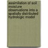 Assimilation of soil moisture observations into a spatially distributed hydrologic model