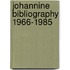 Johannine Bibliography 1966-1985
