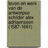 Leven en werk van de Antwerpse schilder Alex Adriaenssen (1587-1661)