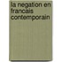 La negation en francais contemporain