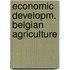Economic developm. belgian agriculture