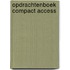 Opdrachtenboek Compact Access