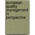European quality management in perspective