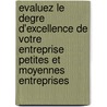 Evaluez le degre d'excellence de votre entreprise petites et moyennes entreprises door Efqm