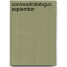 Voorraadcatalogus september by Ada Aukema