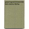 Geprogrammeerde istr.micro-fiche door Schoenmaker