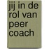 Jij in de rol van Peer Coach