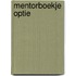 Mentorboekje optie