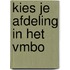 Kies je afdeling in het Vmbo
