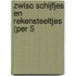Zwiso schijfjes en rekensteeltjes (per 5