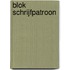 Blok Schrijfpatroon