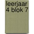 leerjaar 4 blok 7