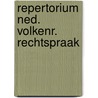 Repertorium ned. volkenr. rechtspraak door Barnhoorn