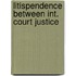 Litispendence between int. court justice