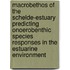 Macrobethos of the Schelde-estuary predicting onoerobenthic species responses in the estuarine environment