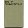 Zalig- en heiligverklaringen by B. Lauvrijs