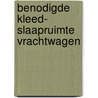 Benodigde kleed- slaapruimte vrachtwagen by Ellens