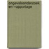 Ongevalsonderzoek en -rapportage