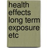 Health effects long term exposure etc by Boshuizen