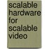 Scalable hardware for scalable video