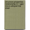 Structure-properties relationship in 1 gpa micro-alloyed trip steel door D. Krizan