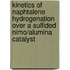 Kinetics of naphtalene hydrogenation over a sulfided NiMo/Alumina catalyst