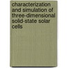 Characterization and simulation of three-dimensional solid-state solar cells by C. Grasso