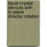 Liquid crystal devices with in-plane director rotation