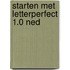 Starten met letterperfect 1.0 ned