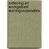 Ordening en werkgebied woningcorporaties
