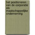 Het positioneren van de corporatie als maatschappelijke onderneming