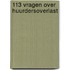 113 vragen over huurdersoverlast