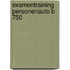 Examentraining personenauto B 750