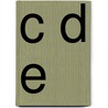 C D E by J.F. Verstappen