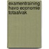Examentraining Havo Economie Totaalvak
