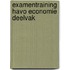 Examentraining Havo Economie Deelvak