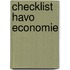 Checklist Havo Economie