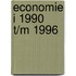 Economie I 1990 t/m 1996