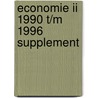 Economie II 1990 t/m 1996 supplement door H.D. Boswijk