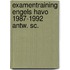 Examentraining engels havo 1987-1992 antw. sc.