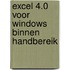Excel 4.0 voor windows binnen handbereik