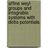 Affine Weyl groups and integrable systems with delta-potentials