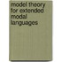 Model theory for extended modal languages