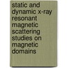 Static and dynamic X-ray resonant magnetic scattering studies on magnetic domains by J. Miguel Soriano