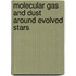 Molecular gas and dust around evolved stars