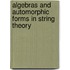 Algebras and automorphic forms in string theory