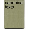Canonical texts by T.C.M. Boekenstijn-Dronkert