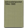 Advocatenpocket 1994-1995 by W. Daem