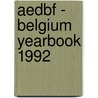 Aedbf - belgium yearbook 1992 door Onbekend